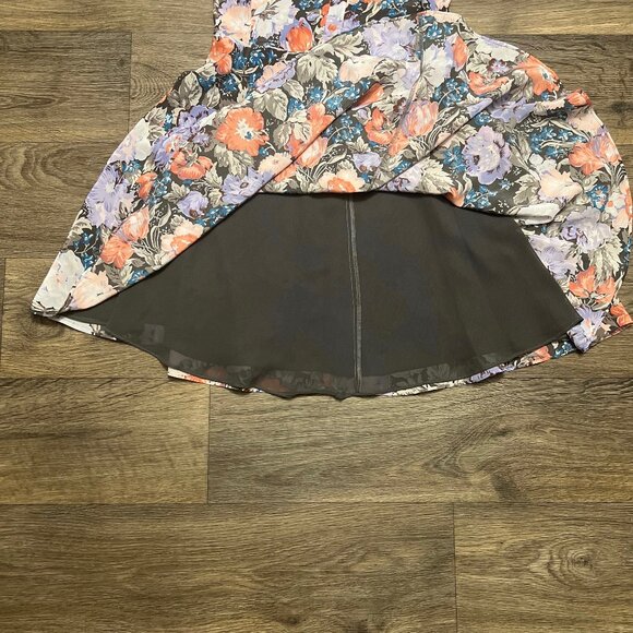 Rebecca Taylor Silk Penelope Dress Floral V-Neck Size 0 - Picture 5 of 6